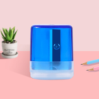 西玛（SIMAA ）削笔刀卷笔刀糖果色铅笔削笔器 儿童转笔刀 单孔卷笔刀大容量集屑 学生文具 19688 