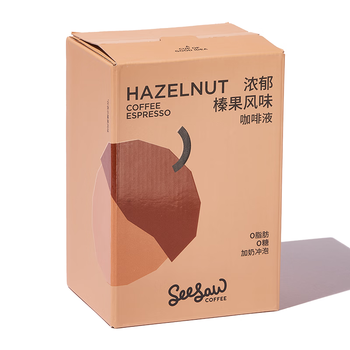Seesaw 浓郁榛果风味咖啡液33ml*6条 冷萃浓缩意式冰美式