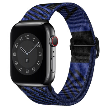 倾城适用苹果手表表带iwatch尼龙编织applewatch76se5432表带爱马仕