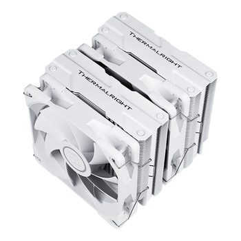 Thermalright(利民) Peerless Assassin 120 WHITE 风冷散热器  AGHP 6热管双塔 带顶盖双C12W风扇 PA120 WHITE