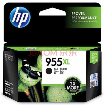 惠普（HP）L0S72AA(955XL-BK)原装黑色高容墨盒（适用8210 8216 8710 8720 8730 7720 7730 7740 ）约2000页