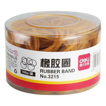 deli 橡皮筋/橡胶圈/ 乳胶圈  得力(deli) 办公用品文具 财务用品 橡胶圈 100g