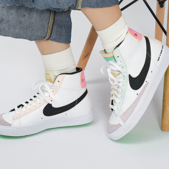 nike耐克女鞋运动鞋秋季新款blazer mid"77开拓者休闲鞋舒适透气板鞋