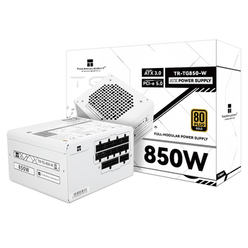 利民（thermalright）额定850W TR-TG850-W ATX3.0电源 金牌全模组 原生PCIE5.0 全日系电解电容 14CM小机身