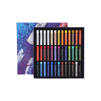 鲁本斯（PaulRubens）标准36色油画棒软性重彩油画棒套装儿童蜡笔美术炫彩涂鸦绘画可水洗0119137