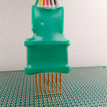 凯元达  探针 测试针 烧录下载编程 弹簧针针排线 2.54单排(2个)4P尖头B