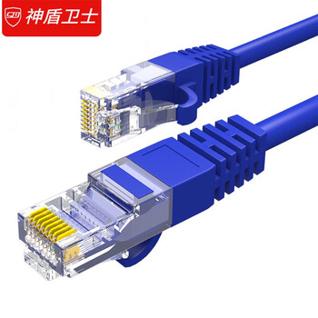 神盾卫士（SDWS）六类网线CAT6千兆非屏蔽双绞线宽带连接线工程家装成品网络跳线2米SC6-2F