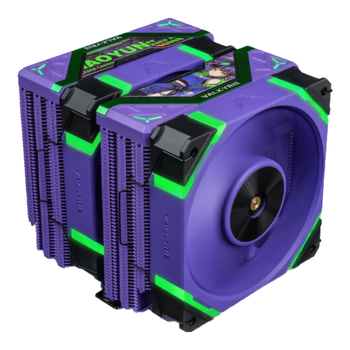 瓦尔基里(VALKYRIE）DL125 赵芸 VK CPU风冷散热器  双塔 焊接6热管纯铜底  支持LGA1700 AM5 ARGB光效 