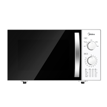 美的（Midea）快捷微波炉 360°转盘加热 旋钮操控 五档火力 3-5人用 23L（M1-230E）