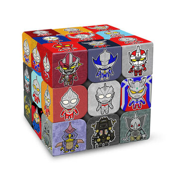 奥特曼魔方玩具儿童早教三阶魔方个性卡通动漫玩具创意打小怪兽男孩