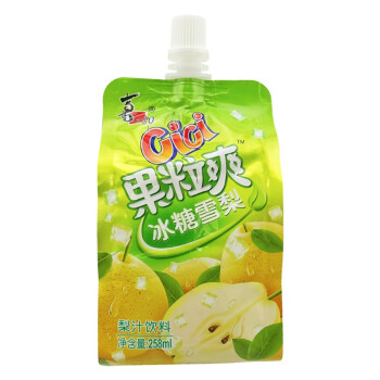 喜之郎 cici果粒爽 258ml 包装 果汁饮料 休闲零食零嘴 果冻 冰糖雪梨