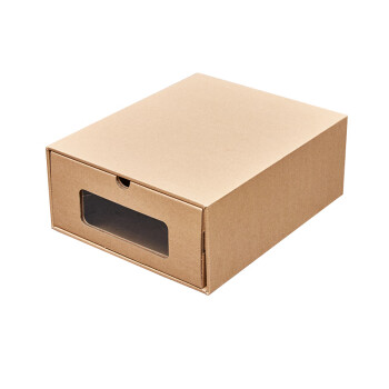 【京东好货】环保透明加厚鞋盒纸盒收纳盒抽屉鞋盒抽屉盒收纳神器家用