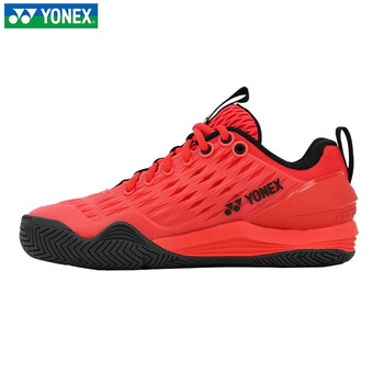 YONEX尤尼克斯羽毛球鞋yy男女款网羽鞋动力垫缓震SHTE3MAC红色 44.5