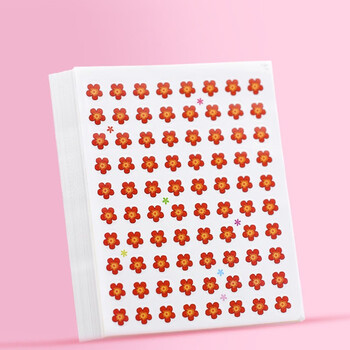 誉禾奖励贴纸表扬贴小学生幼儿园自粘小贴画红花拇指笑脸儿童奖品50张 5207小红花