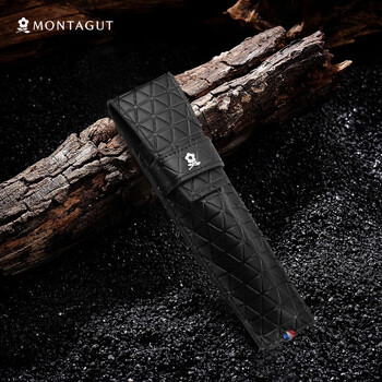 梦特娇（MONTAGUT）【热门商品】笔袋笔套商务办公多功能收纳袋 1007法纹真皮笔袋