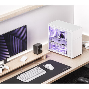 乔思伯(JONSBO)松果D41 标准版白色 ATX机箱(双360冷排/ATX电源/Type-c Gen2 10Gbps+/垂直风道/长显卡) 乔思伯(JONSBO)松果D41 标准版白色 ATX机箱(双360冷排/ATX电源/Type-c Gen2 10Gbps+/垂直风道/长显卡)