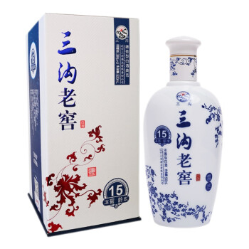 三沟老窖38度15年窖龄500ml1瓶浓香型白酒