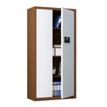 中伟(ZHONGWEI)电子保密柜文件柜办公柜档案柜密码柜保险柜通门带抽屉咖框电子锁