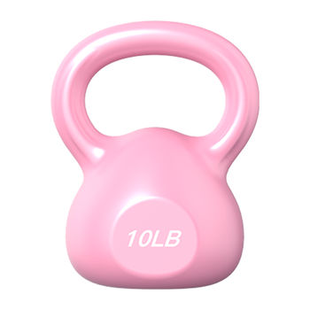 米客壶铃专业深蹲提臀形体训练家用提壶哑铃男女士健身器材4.5kg/粉色
