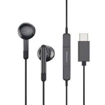 纽曼 (Newmine)  XLT10 typec耳机线控音乐手机数字耳机type-c版半入耳式有线耳机 黑色