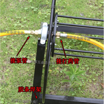 农用打药机高压喷雾管绕管机卷管机器收摇胶管架子加大型绕管车厚 3米
