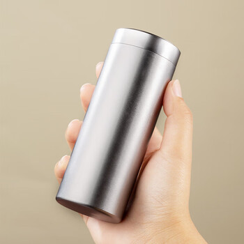 逸居客（YIJUKE）【120ml】铝合金茶叶罐便携小茶罐旅行茶叶罐装茶储存罐分装盒