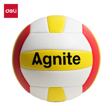得力（deli）5号中考训练PVC软式排球体考初中生教学比赛训练排球