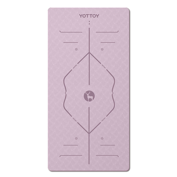 yottoy瑜伽垫加厚防滑运动健身垫加宽185*80cm初学者男女9mm家用地垫