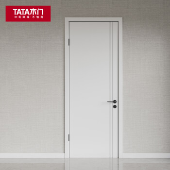 tata木门实木复合大门定制室内门卧室门房门油漆门t302混油
