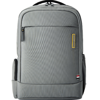 美旅箱包电脑包旅行双肩包商务通勤背包17英寸电脑手提NJ5 灰绿色