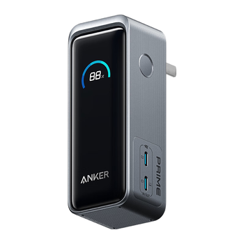ANKER Prime【极致小巧】安克65W自带插头充电宝小巧便携二合一超级快充移动电源可上飞机笔记本电脑