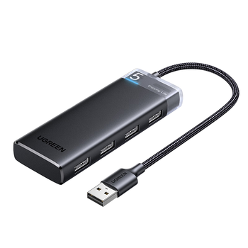 绿联 USB扩展器3.0扩展坞多接口拓展坞 4口HUB集线器分线器 笔记本电脑多口转换转接器转接头延长线