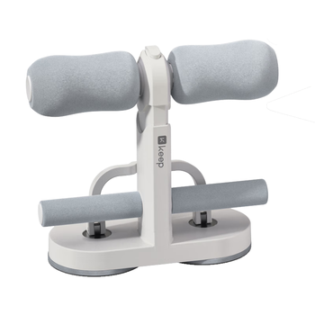 Keep仰卧起坐辅助器健身练腹吸盘式中考训练仰卧板 白色