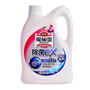花王（KAO）进口魔术灵地板清洁 2L 瓷砖大理石木地砖清洁剂地板净 清新花香