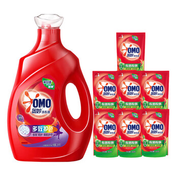 奥妙亮白焕彩洗衣液2800g+除菌除螨洗衣液400g*7