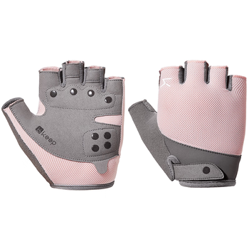 Keep健身手套男女运动手套骑行单杠引体向上训练撸铁防滑护掌 樱粉 L