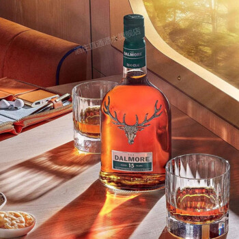the dalmore) 英国洋酒苏格兰单一麦芽威士忌 礼盒年货 过年礼盒 15年