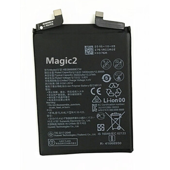 韩豹适用华为荣耀magic电池nts魔术师2note8v8v9v10v20大容量dukbkl