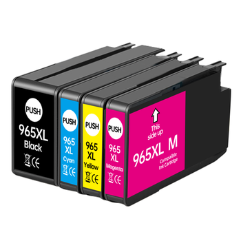 绘威965XL墨盒 适用hp惠普9020 9010 9019打印机墨盒officejet pro 9012 9016 9026 9028 9018墨盒 四色套装