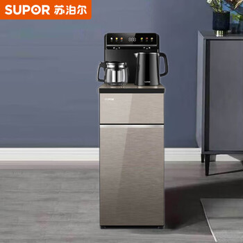 苏泊尔（SUPOR）茶吧机 家用饮水机茶吧柜 智能遥控六段控温双壶双出水 大容量储物柜多功能泡茶机 SW-CBJ30