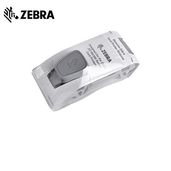 ZEBRA TECHNOLOGIES斑马zc300证卡打印机彩色企业员工牌pvc卡片打印机 800300-252CN全格彩色带(300张/卷)