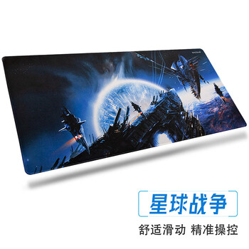 宜适酷（EXCO）星球战争900*400电竞超特大号型鼠标垫笔记本电脑键盘LOL游戏本动漫长办公桌垫子面无味厚6674