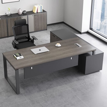 香尔特主管经理桌办公家具电脑桌老板桌财务办公桌椅组合1.6+椅 香尔特主管经理桌办公家具电脑桌老板桌财务办公桌椅组合1.6+椅