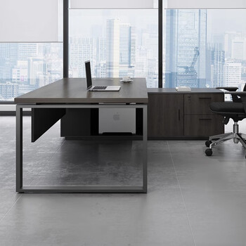 香尔特主管经理桌办公家具电脑桌老板桌财务办公桌椅组合1.6+椅 香尔特主管经理桌办公家具电脑桌老板桌财务办公桌椅组合1.6+椅