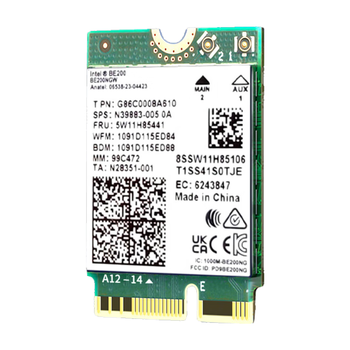 睿因（Wavlink）Intel BE200芯片无线网卡8774M千兆电竞游戏WiFi7笔记本电脑内置网卡模块wifi接收器蓝牙5.4 BE3M