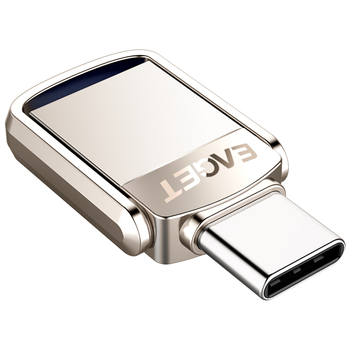 忆捷（EAGET）128GB Type-C USB3.2双接口U盘CU20高速读写金属迷你两用手机安卓苹果电脑笔记本车载小优盘
