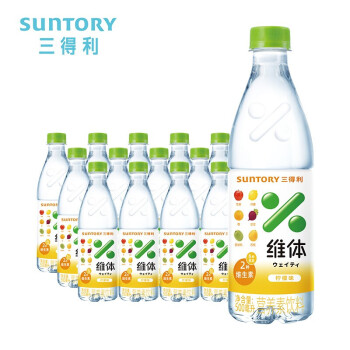 三得利(suntory 维体海盐清柚味营养素饮料 果蔬矿物质 500ml*15瓶