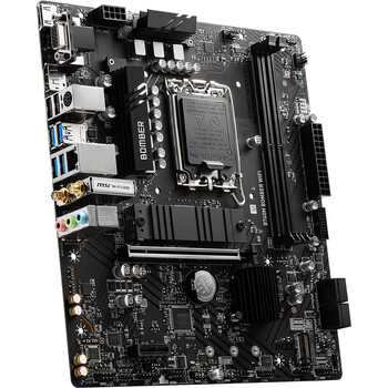 微星(MSI)B760M BOMBER WIFI DDR5爆破弹电脑主板 支持 CPU 14600KF/13490F/12600KF (INTEL B760/LGA 1700) 微星(MSI)B760M BOMBER WIFI DDR5爆破弹电脑主板 支持 CPU 14600KF/13490F/12600KF (INTEL B760/LGA 1700)