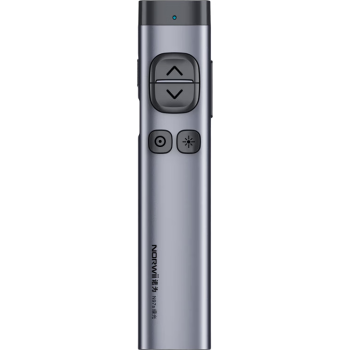 诺为激光笔 支持蓝牙PPT翻页笔教师用自带64G优盘LED液晶屏电视教室一体机放大凸显空中飞鼠 N97s 绿光
