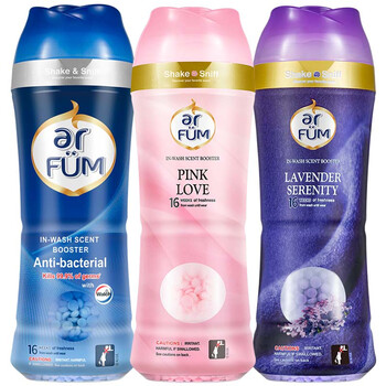 威露士纺优美衣物留香珠250g*3瓶持久留香 鲜花玫瑰+香紫丁+海洋香 V